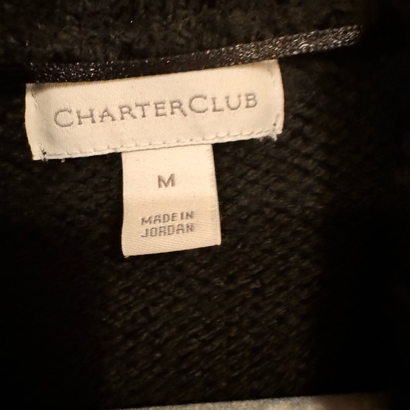 Charter club cover up sweater size M - Picture 5 of 7